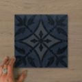 Picture of Arabesque Celeste Navy (Matt) 200x200 (Rectified)