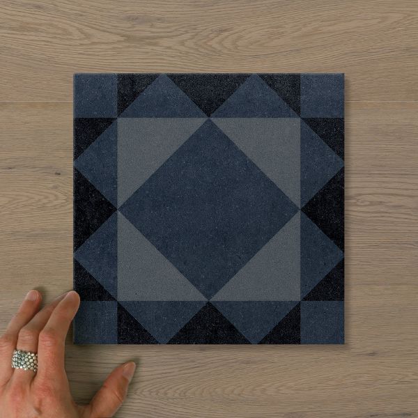 Picture of Arabesque Vue Navy (Matt) 200x200 (Rectified)