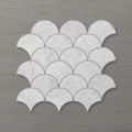 Picture of Marmo Fan (90x80) Carrara (Honed) 290x290 Sheet (Rectified)