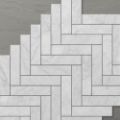 Picture of Marmo Herringbone (150x35) Carrara (Honed) 260x300 Sheet (Rectified)